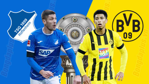 Số liệu thống kê về Hoffenheim gặp Dortmund