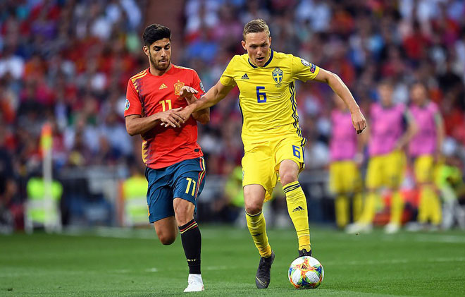  Tây Ban Nha - Thụy Điển, bảng F vòng loại EURO 2020