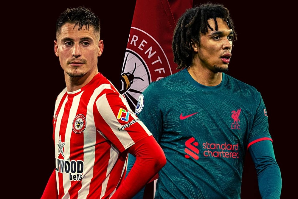 Brentford và Liverpool tại Ngoại hạng Anh 