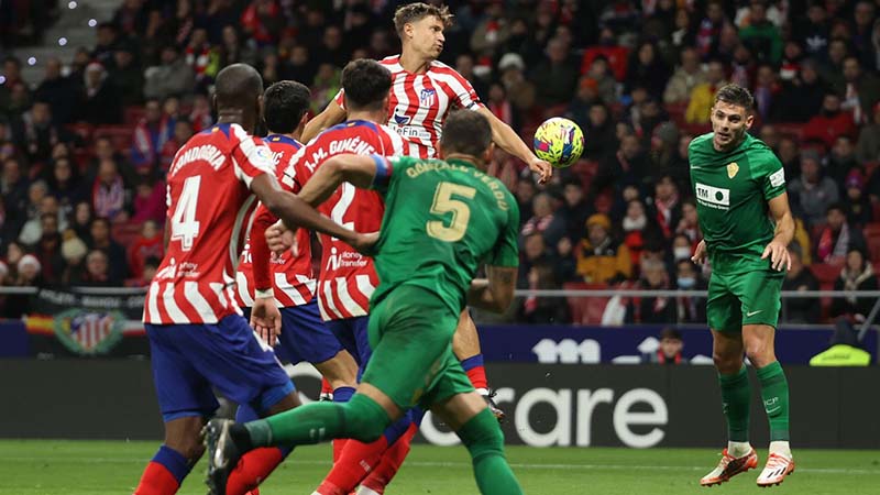Số liệu thống kê về Elche gặp Atlético Madrid đầy nổi bật